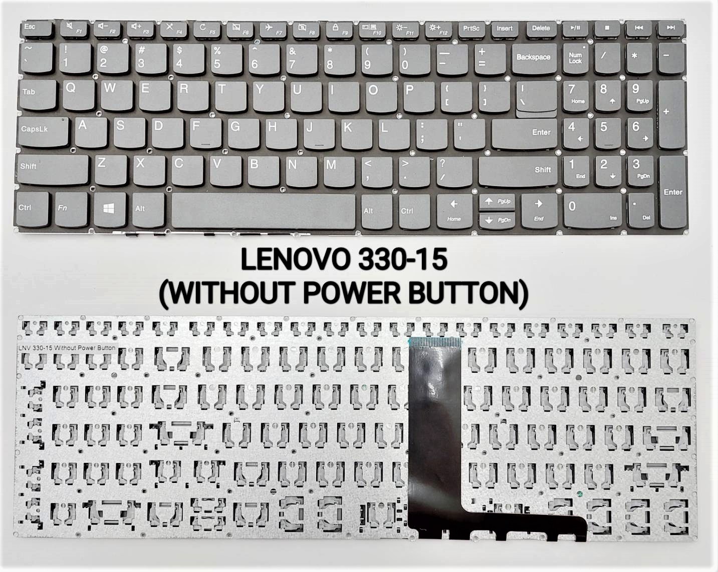 LENOVO 330-15 KEYBOARD (WITHOUT POWER BUTTON)