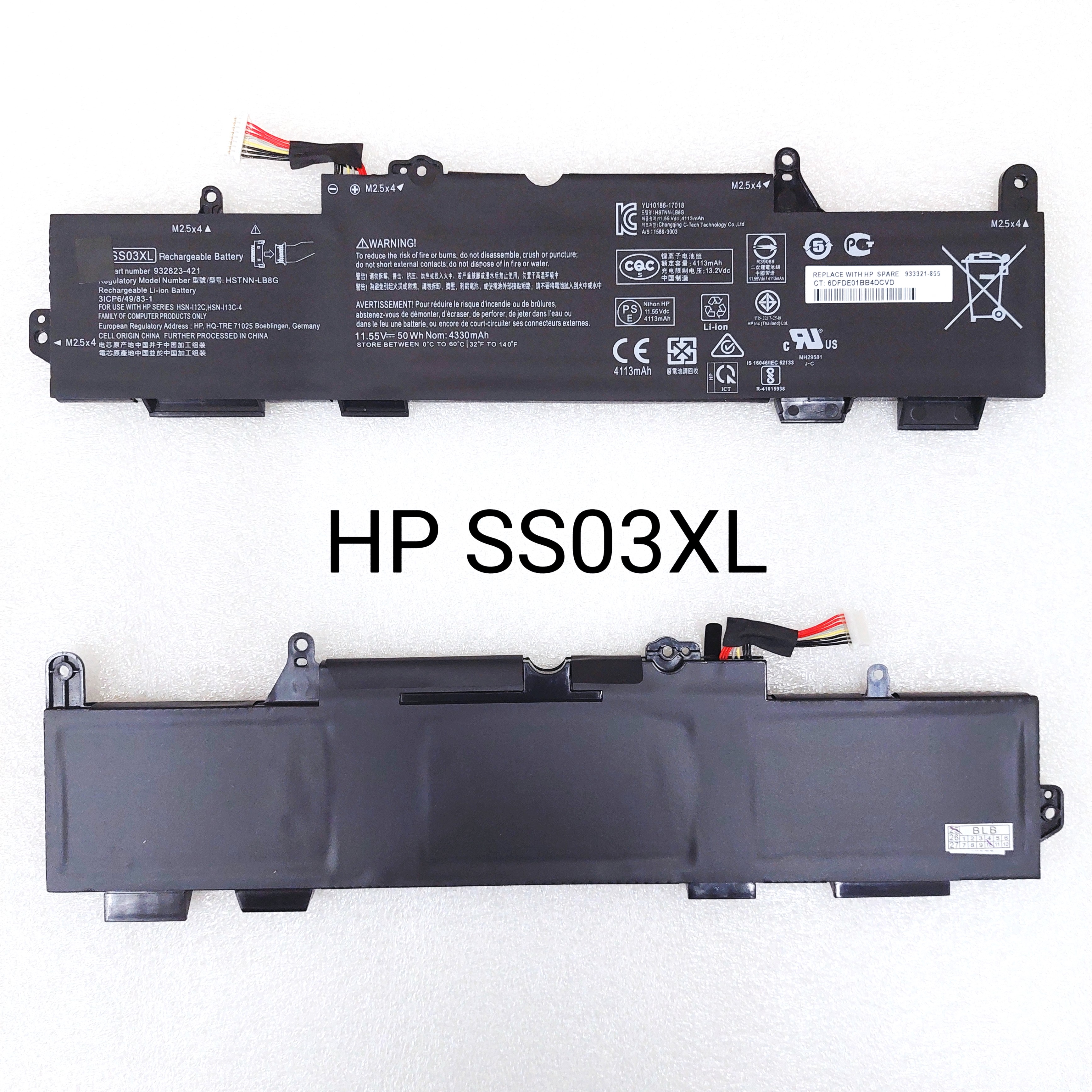 HP SS03XL (BUILD IN) BATTERY